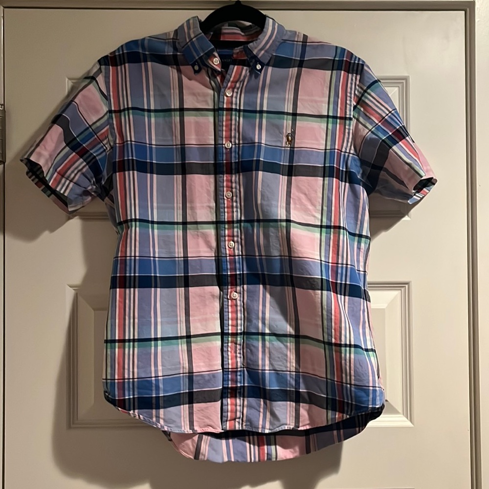 Ralph Lauren Slim Fit Short Sleeved Button Down